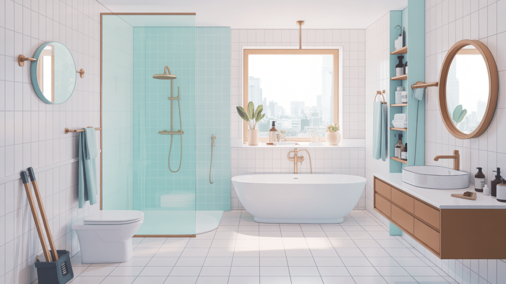 refaire salle.de bain salle de bain contemporaine rénovée