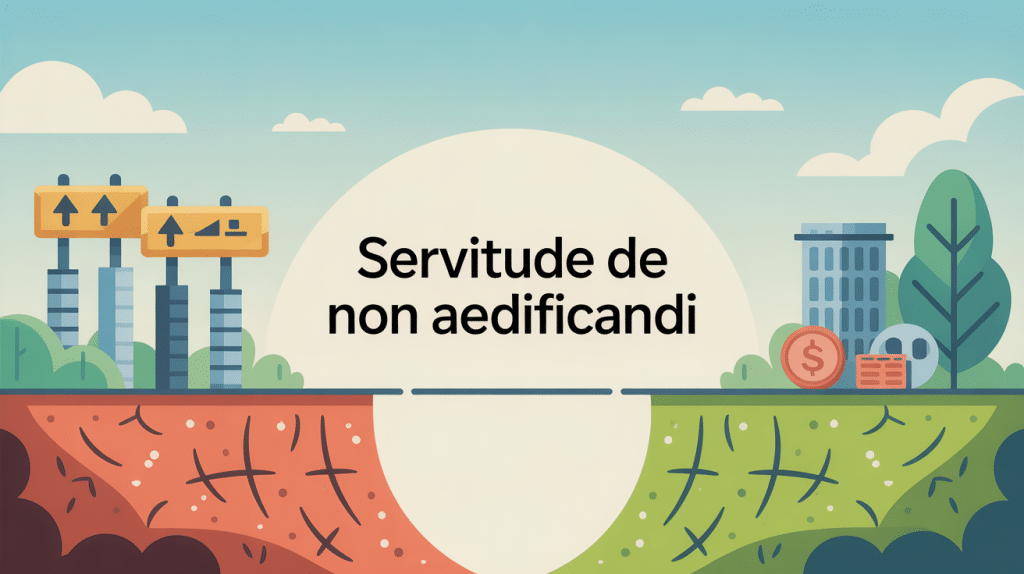 servitude de non aedificandi sur terrain, symbole immobilier