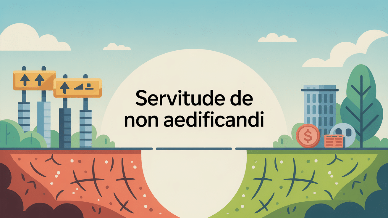 servitude de non aedificandi sur terrain, symbole immobilier