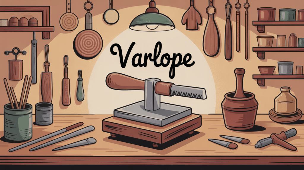 varlope mise en avant dans atelier de menuiserie