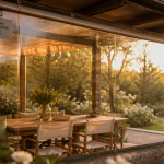 bache terrasse sur mesure pvc transparente sur pergola