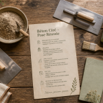 comment faire un beton cire outils sur table
