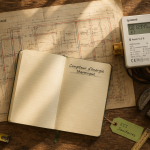 compteur d energie thermique moderne sur plan de chauffage
