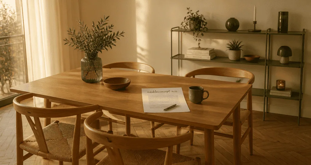 meublesconcept avis table scandinave salle à manger