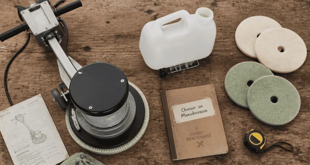 monobrosse prix vue dessus accessoires