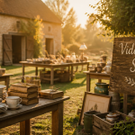 vide maison 72 cour ferme objets vintage