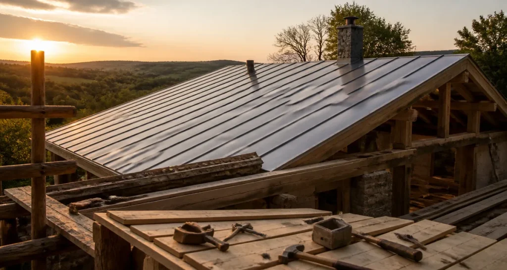 prix d un toit en zinc sur maison rénovée