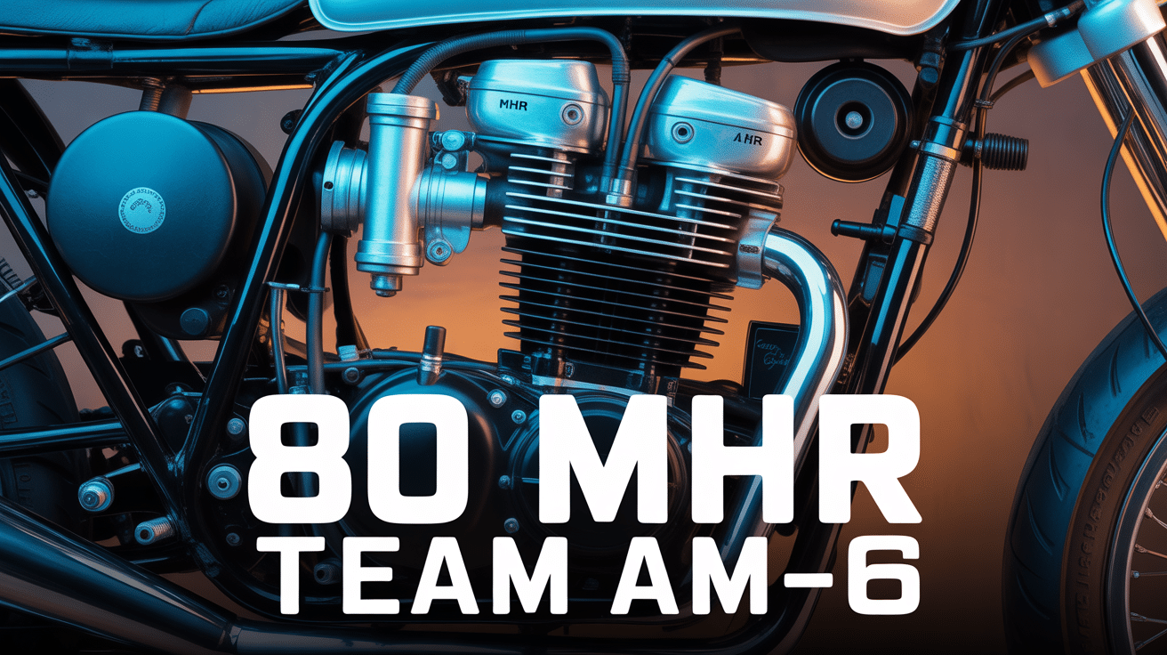 80 mhr team am6 vue coupe moteur