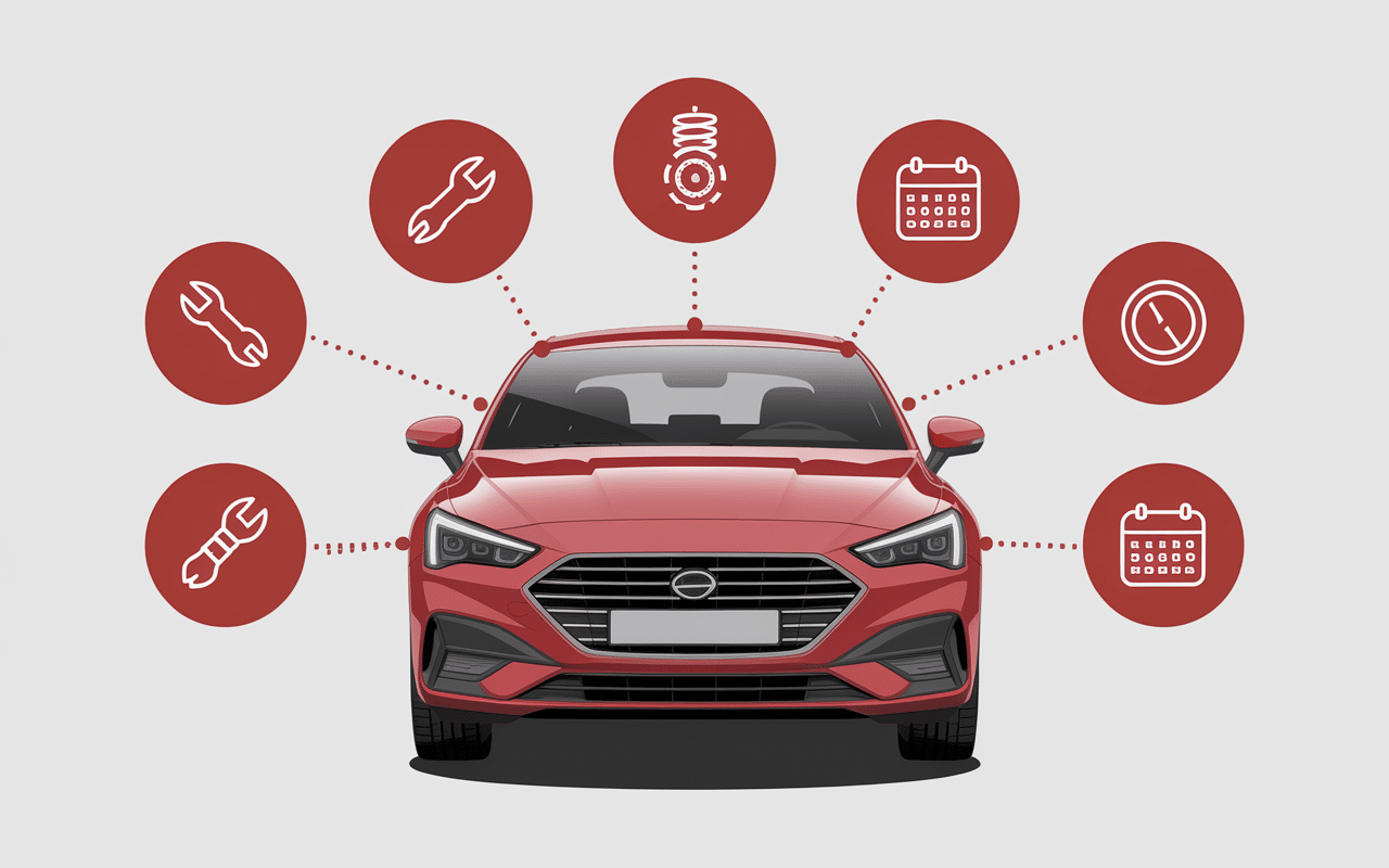 BMW Série 1 F40 modèle à éviter symboles d'alerte