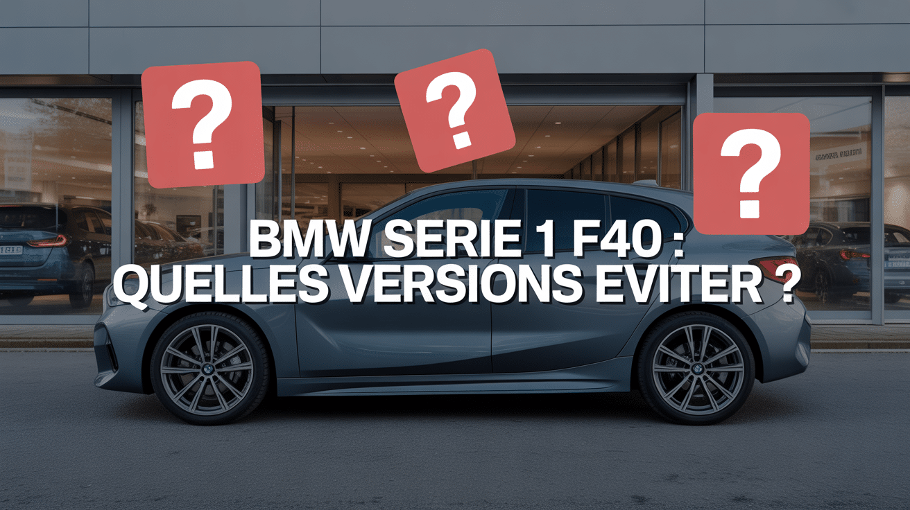 BMW Série 1 F40 modèle à éviter devant concessionnaire