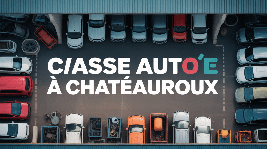 casse auto chateauroux vue aerienne stylisee