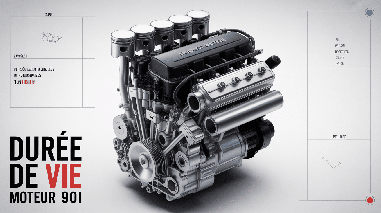 Coupe technique moteur 1.6 HDi 90 durée de vie