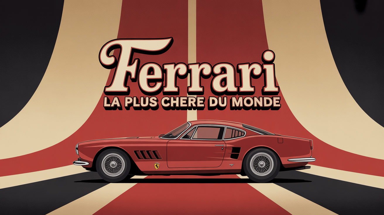 ferrari la plus chère du monde vintage sur circuit