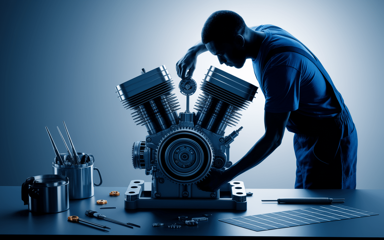 Montage 86 bidalot moteur avec schéma technique
