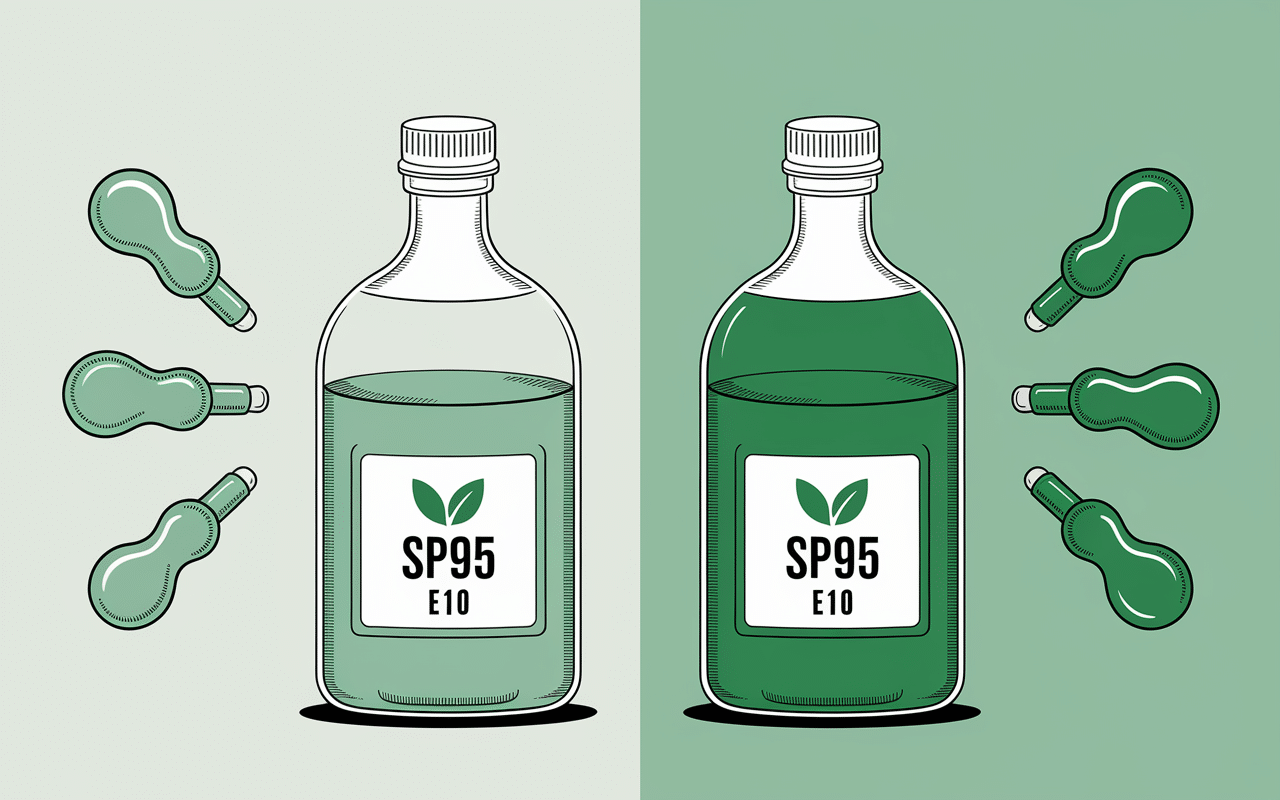 J'ai mis du SP95 E10 au lieu du SP95 bidons différences