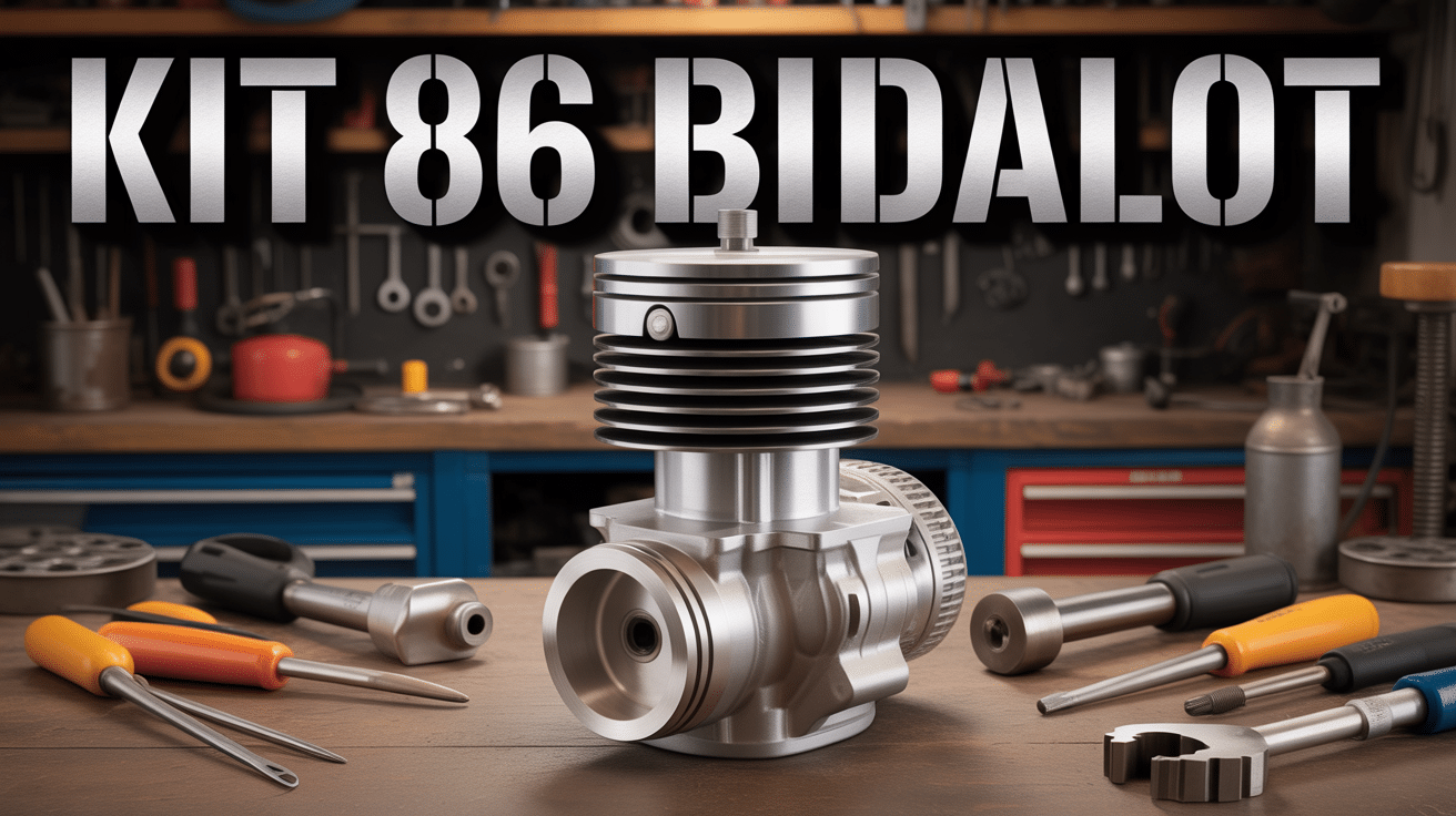 Kit 86 bidalot moteur cylindre aluminium sur établi
