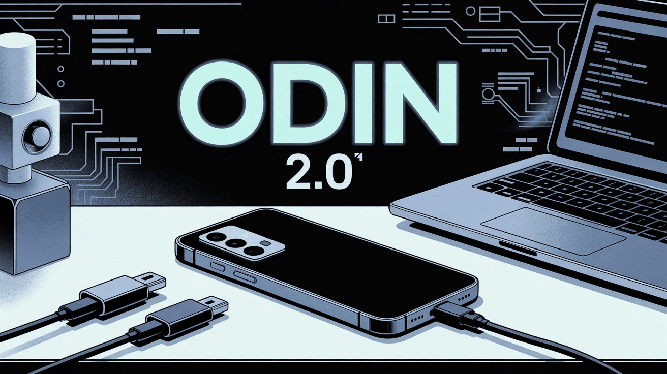 interface odin 2.0 avec smartphone connecté pc