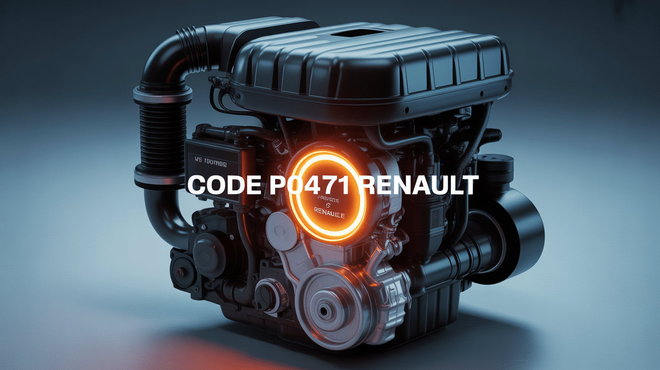 moteur diesel renault avec capteur p0471 et voyant moteur