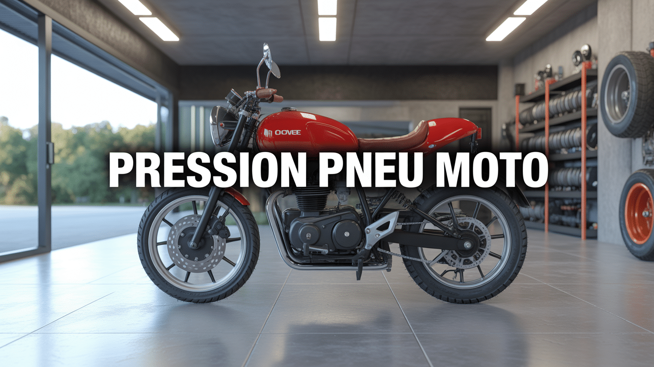 pression pneu mt07 moto avec manometre