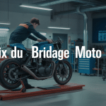 Vue atelier prix bridage moto A2 avec mécanique