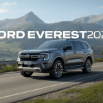 ford everest 2024 suv familial moderne sur route montagneuse