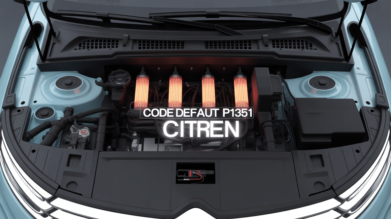 p1351 citroen moteur bougies relais