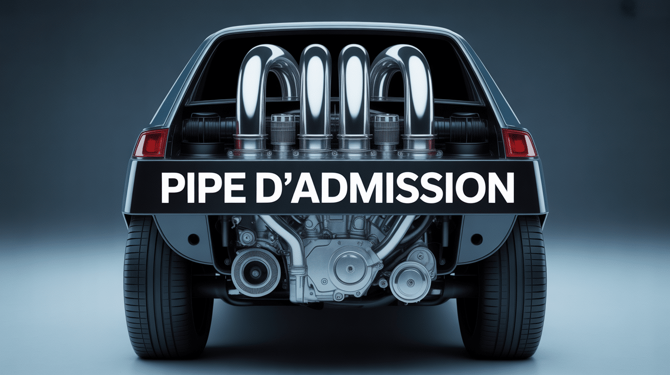pipe dadmission auto gros plan compartiment moteur