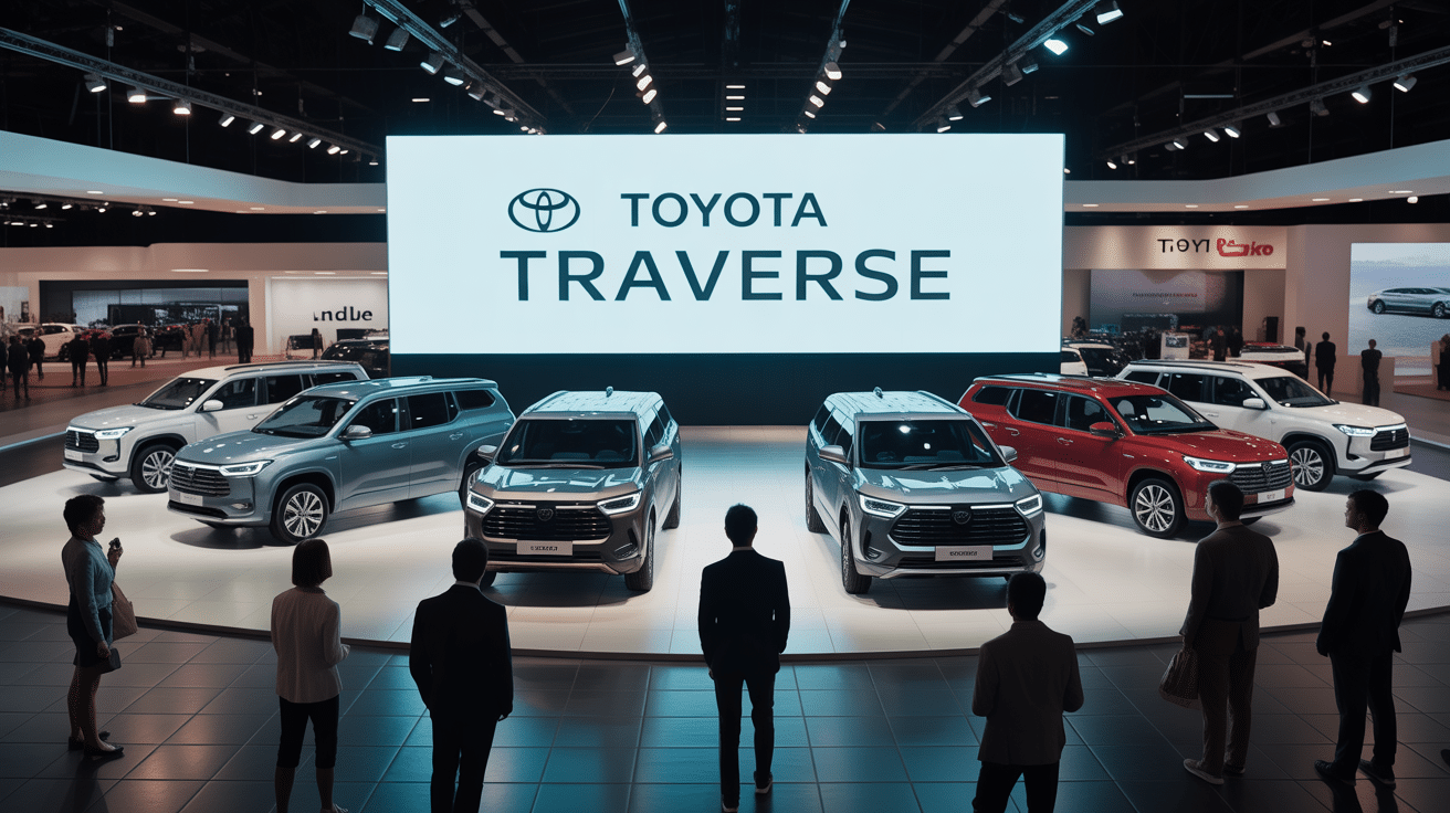 Vue showroom toyota traverse et suv