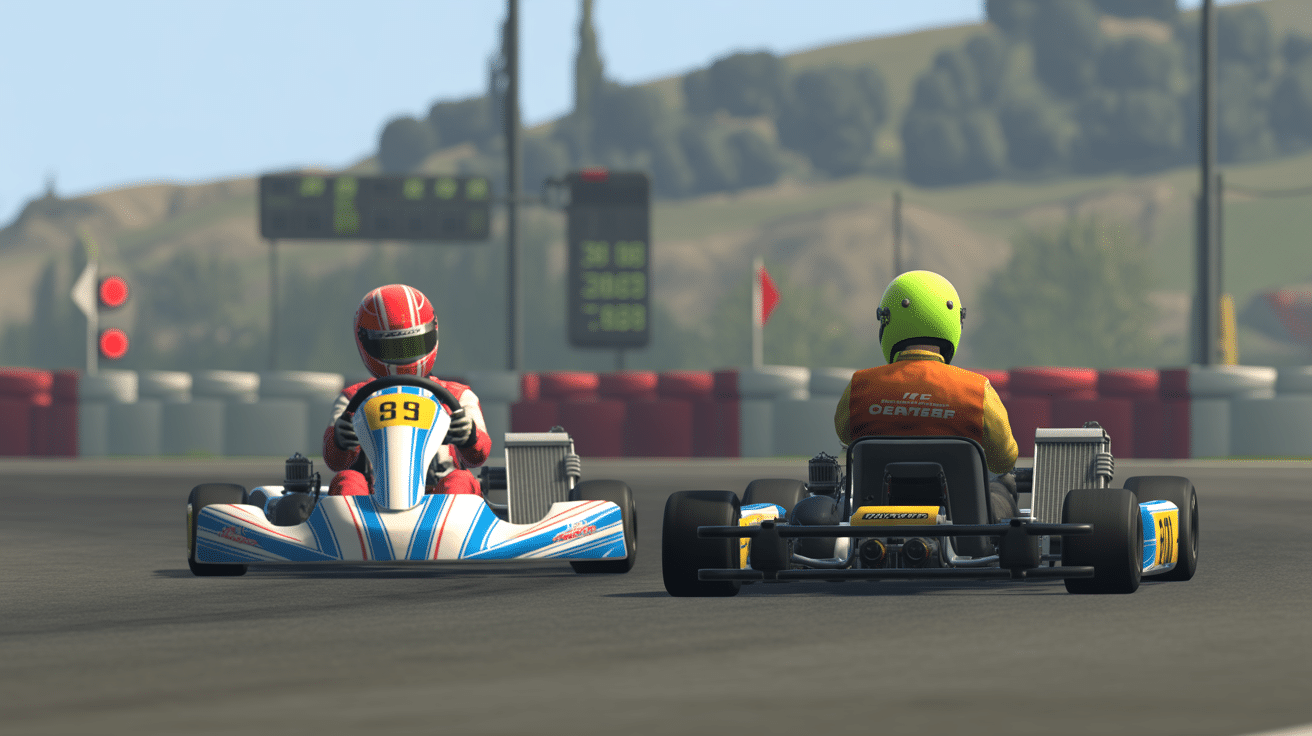 Karting conduite circuit espace plus