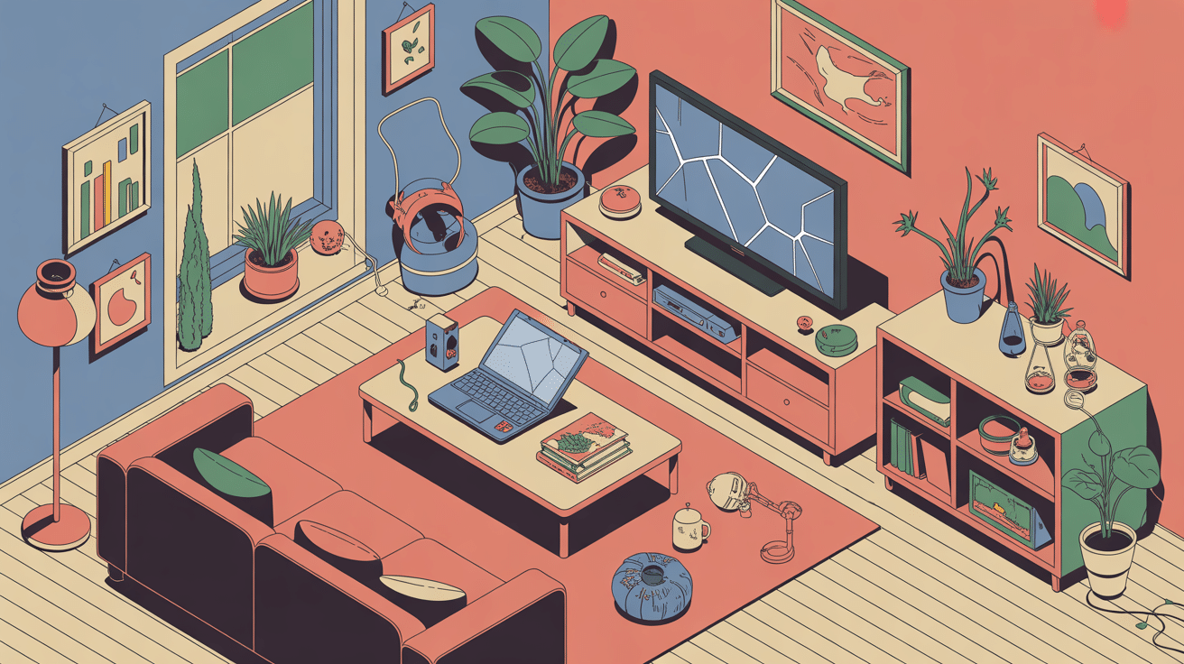 Tout tombe en panne autour de moi salon objets dégradés