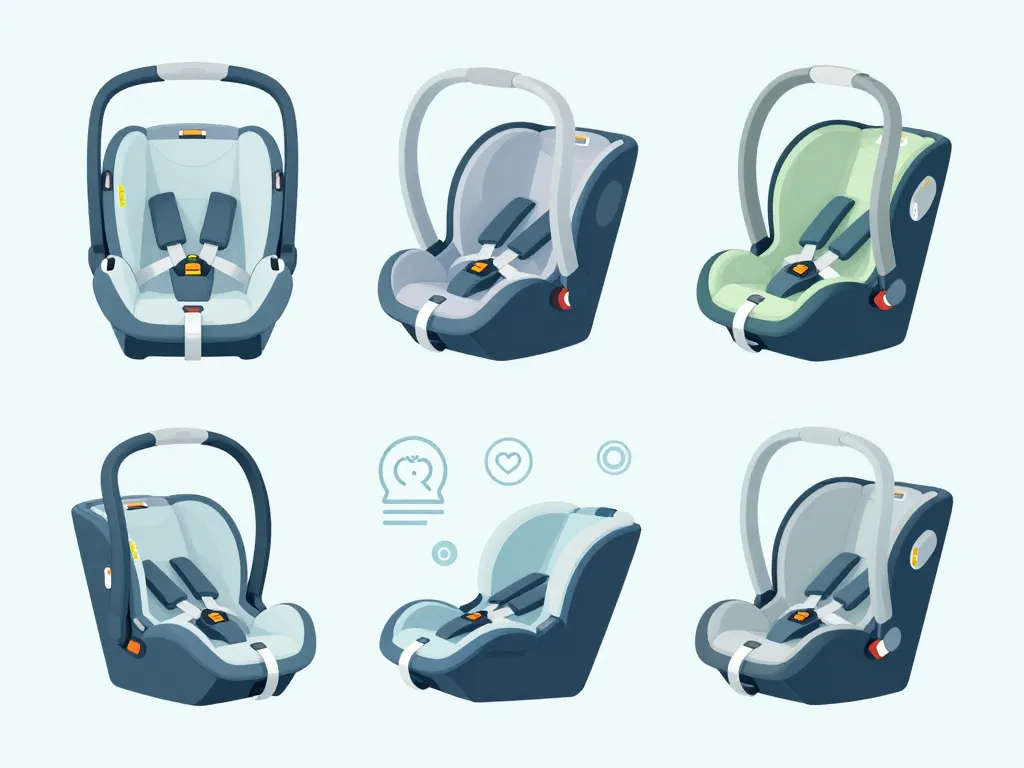 schéma sécurité berceau voiture bébé