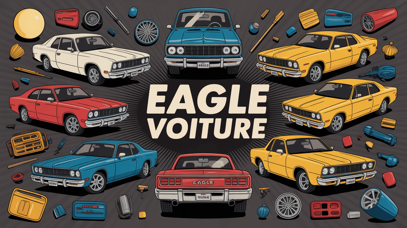 illustration eagle voiture modèles collector et youngtimers