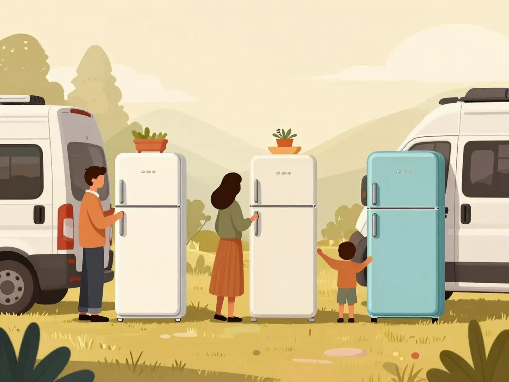 scénarios d’utilisation frigo van campeurs