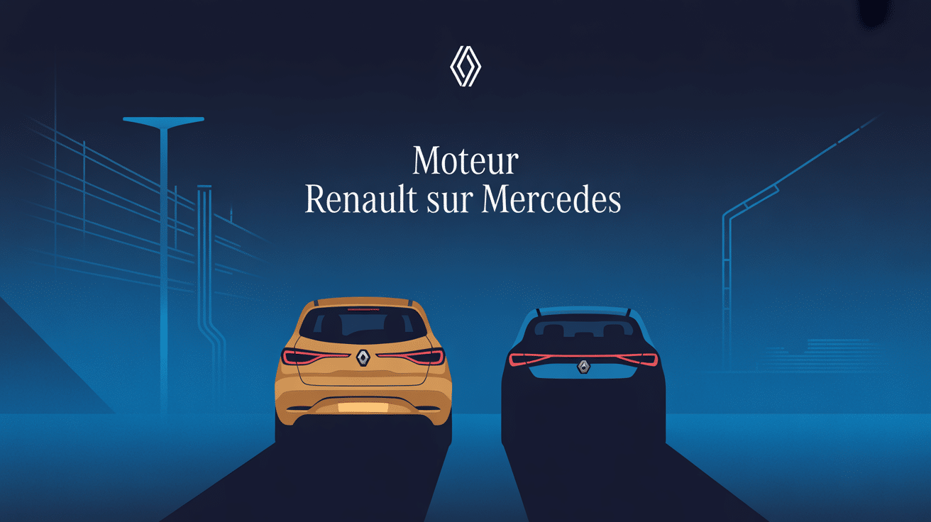 Illustration partenariat moteur Renault et Mercedes