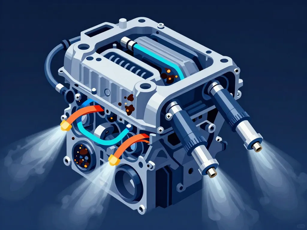 nettoyer les injecteurs diesel schéma injecteurs encrassés