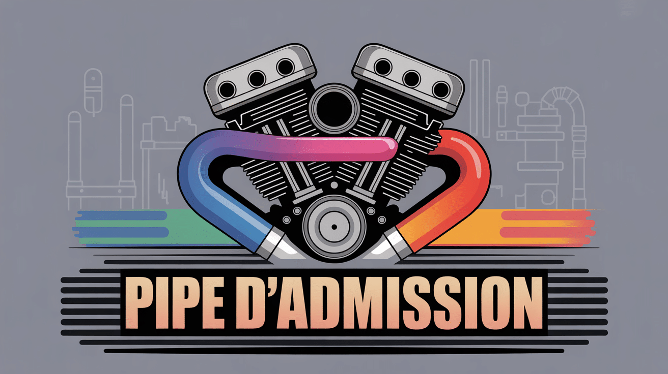 pipe d'admission illustration rôle et moteur