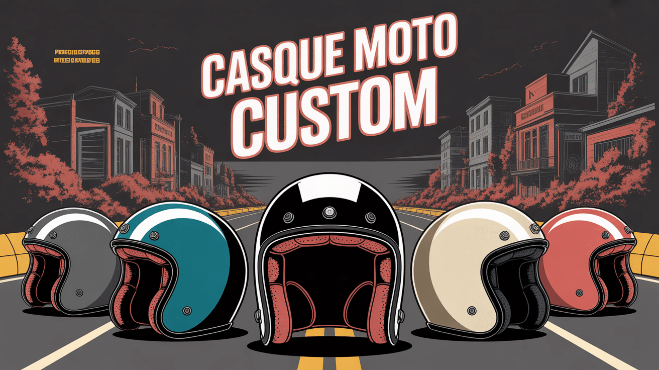 casque moto custom différents styles sécurité