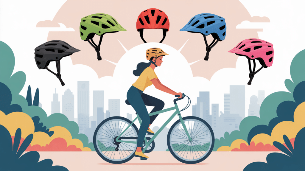 choix casque vélo femme sécurisé confortable stylé