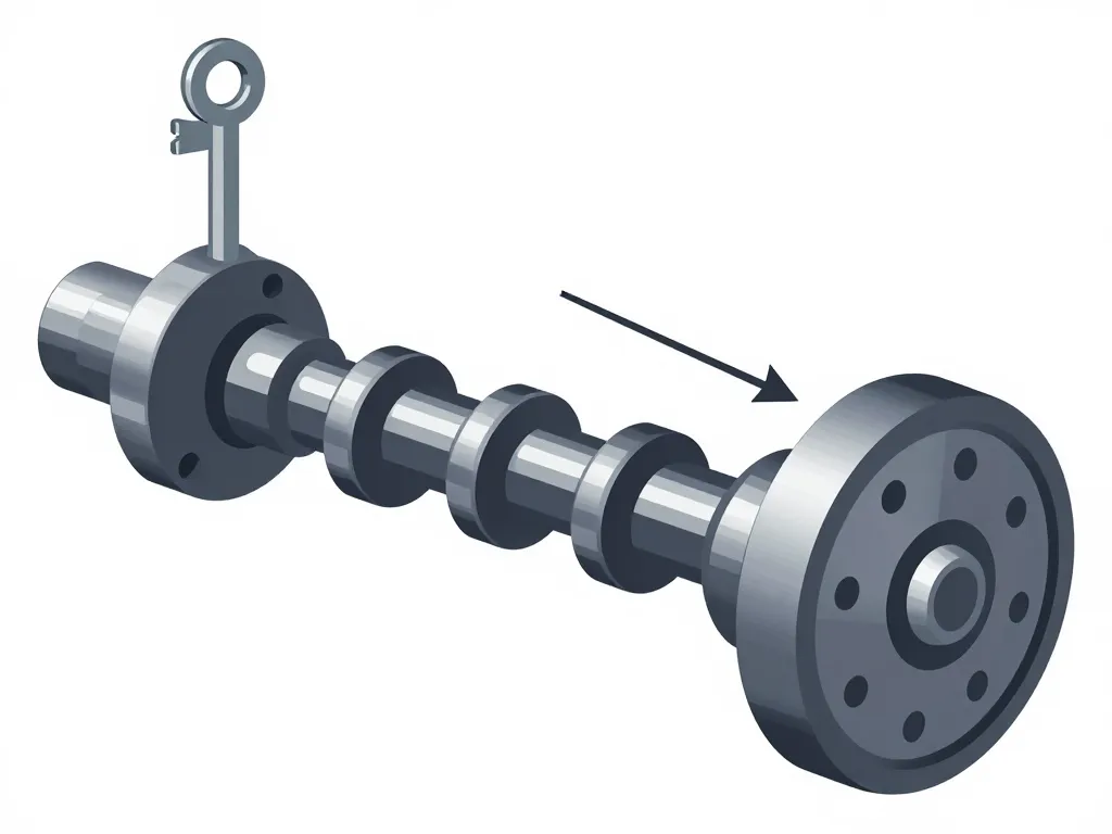 diagramme clavette décalée am6 effet calage