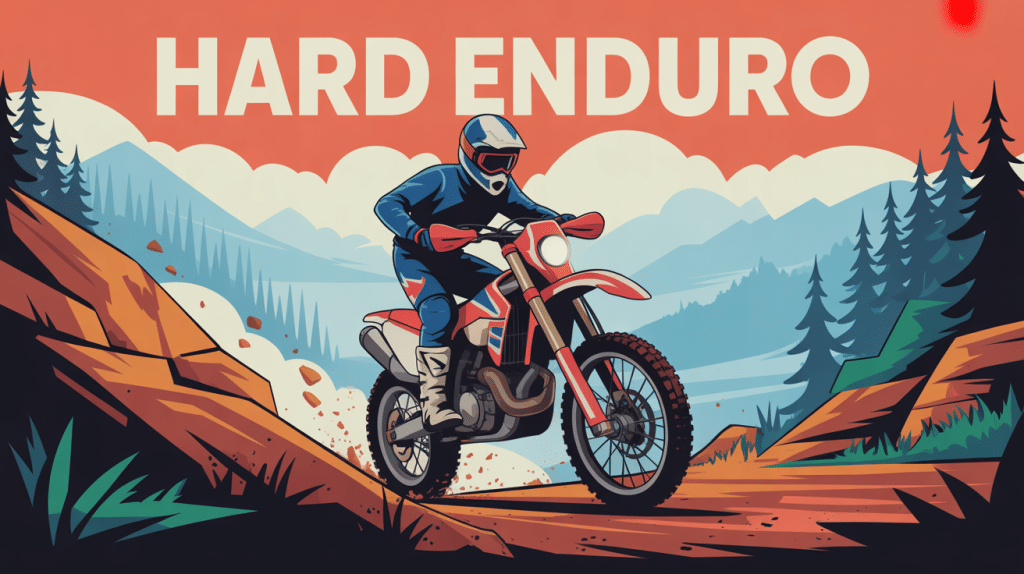 hrd enduro franchissement obstacles nature