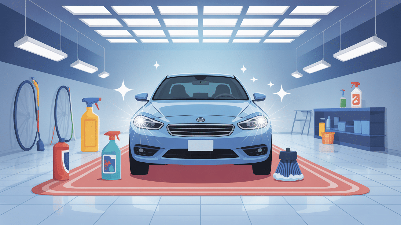 nettoyer tapis voiture en image centrale propre et organisée