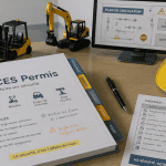 CACES permis dossier casque chantier