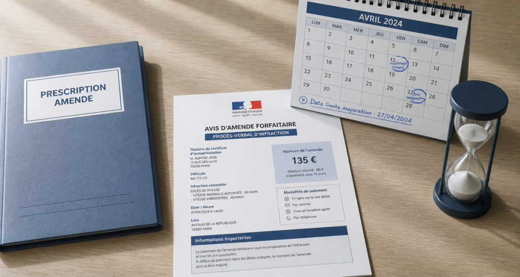 Amende prescrite : quels sont les délais réels, les pièges de l&rsquo;interruption et vos recours ?