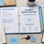 formation moniteur auto ecole dossier et accessoires