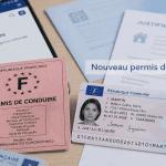 nouveau permis de conduire ancien et nouveau sur bureau