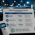 taux alcoolémie tableau seuils voiture