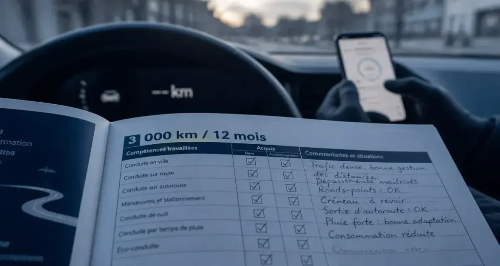 Conduite accompagnée : 3000 km et 12 mois, le guide pour réussir votre planning
