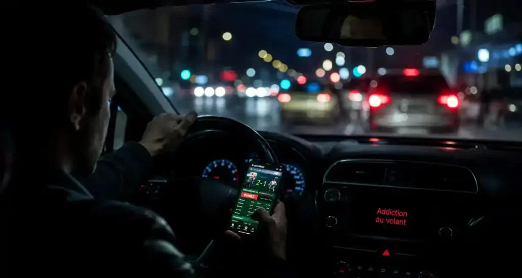 Jeux d&rsquo;argent en ligne et sécurité routière : quand l&rsquo;addiction prend le volant
