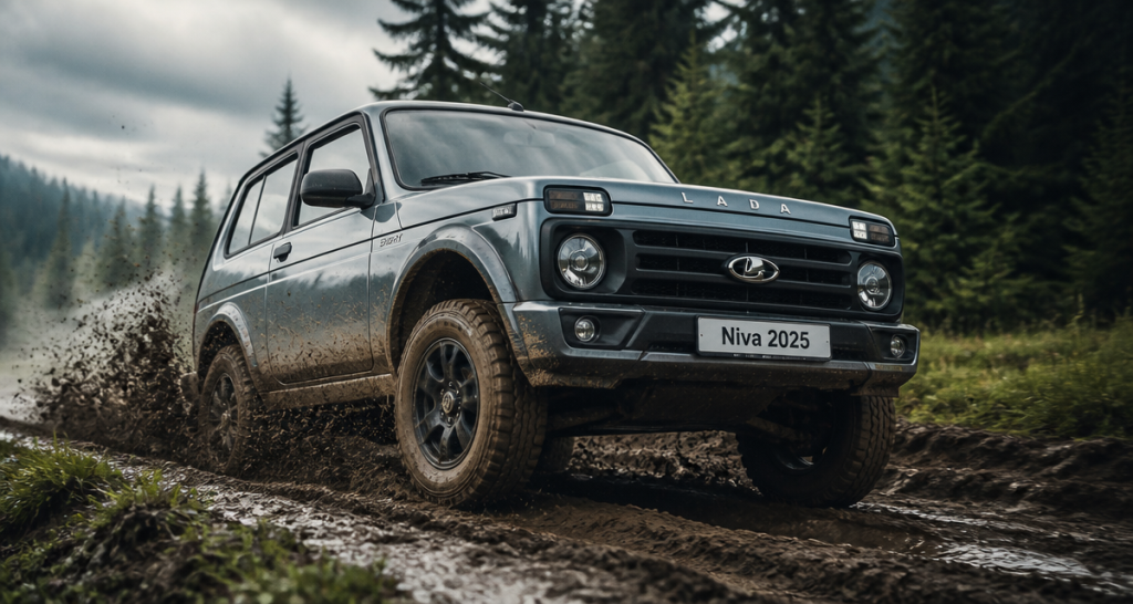 Lada Niva 2025 : 122 ch et transmission renforcée pour le 4×4 le plus accessible
