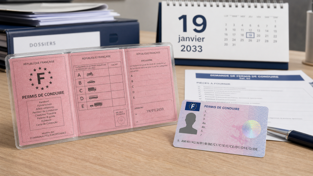 Permis rose : pourquoi le conserver jusqu&rsquo;en 2033 et quand faut-il vraiment le changer ?